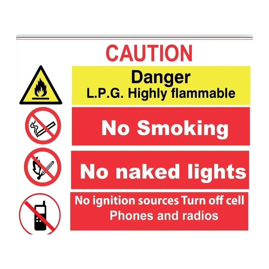 LPG Flammable Sign
