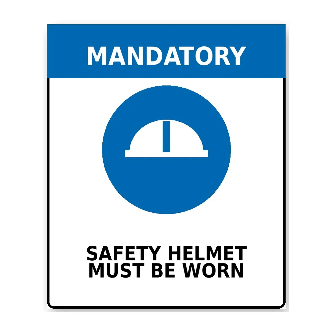 Safety Helmet Sign