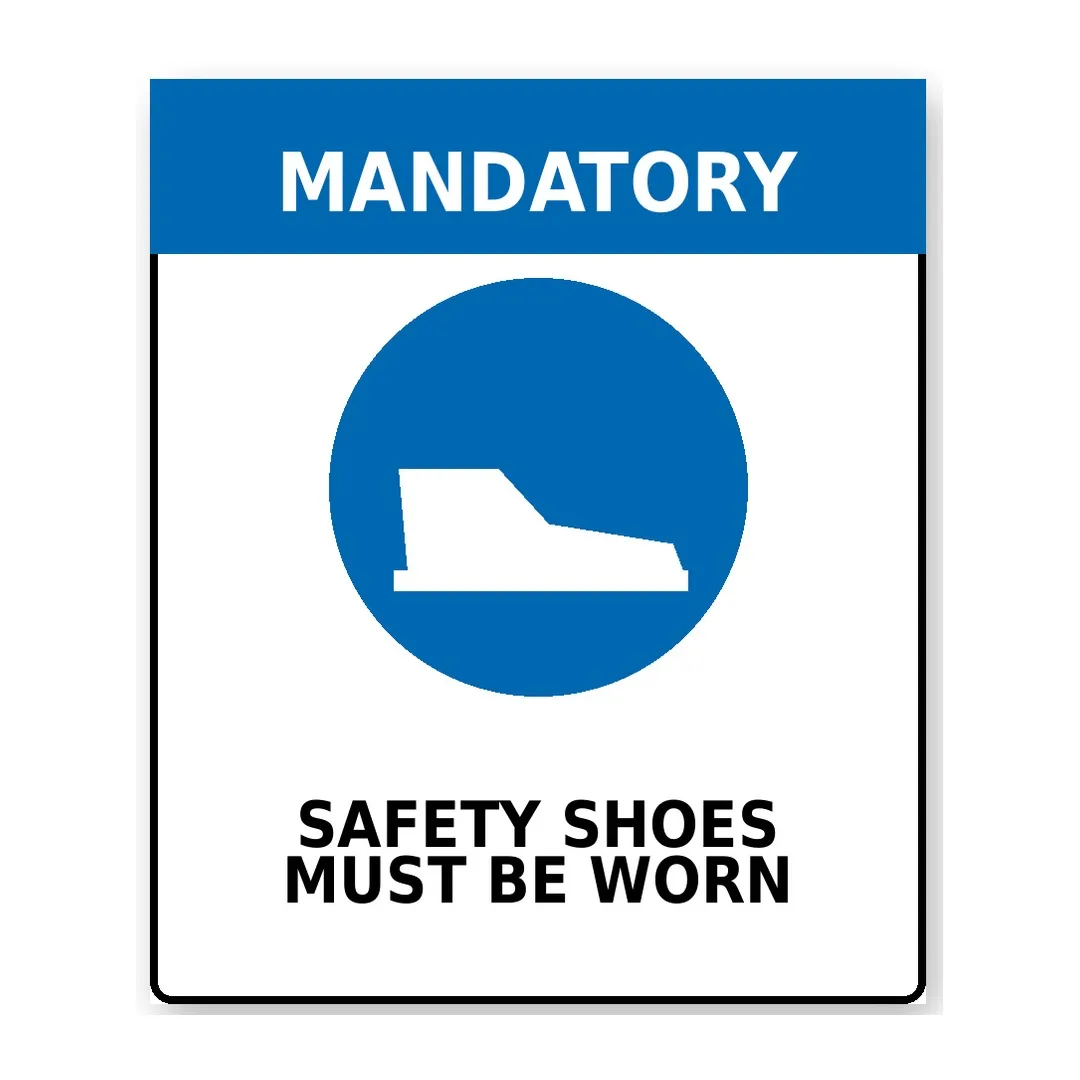 Safety Shoes Sign
