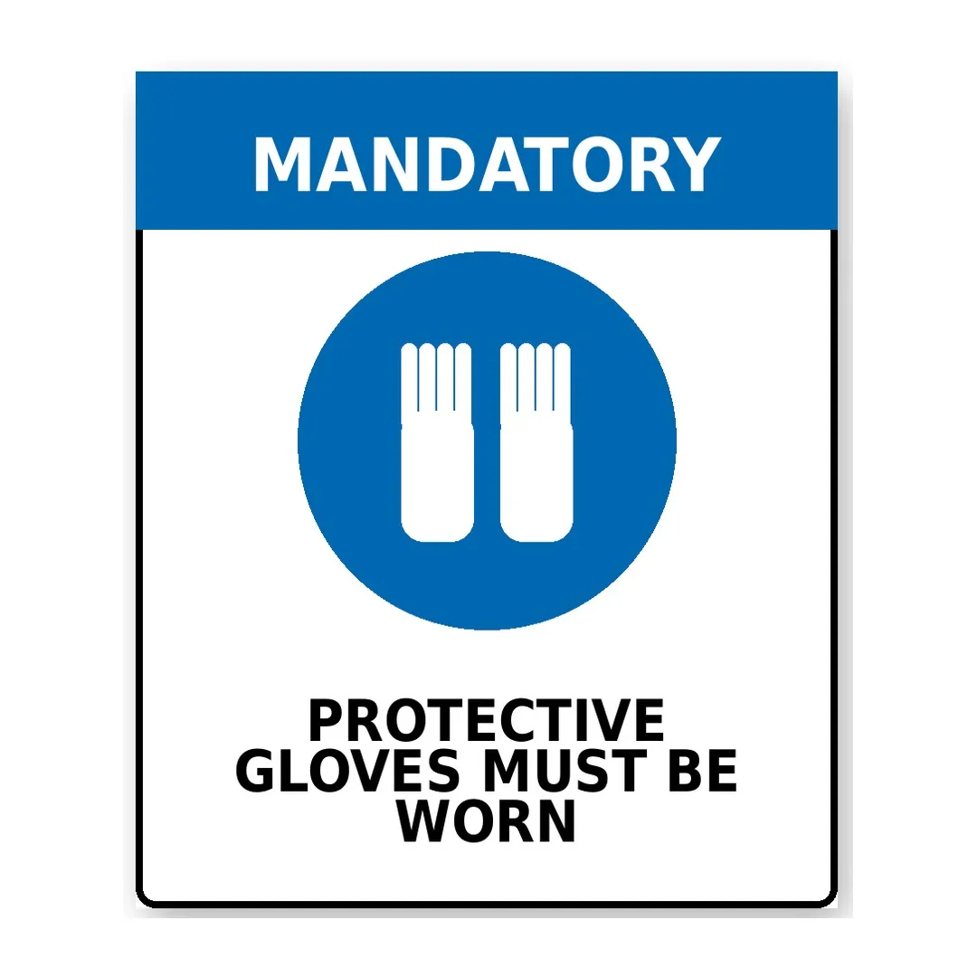 Protective Gloves Sign