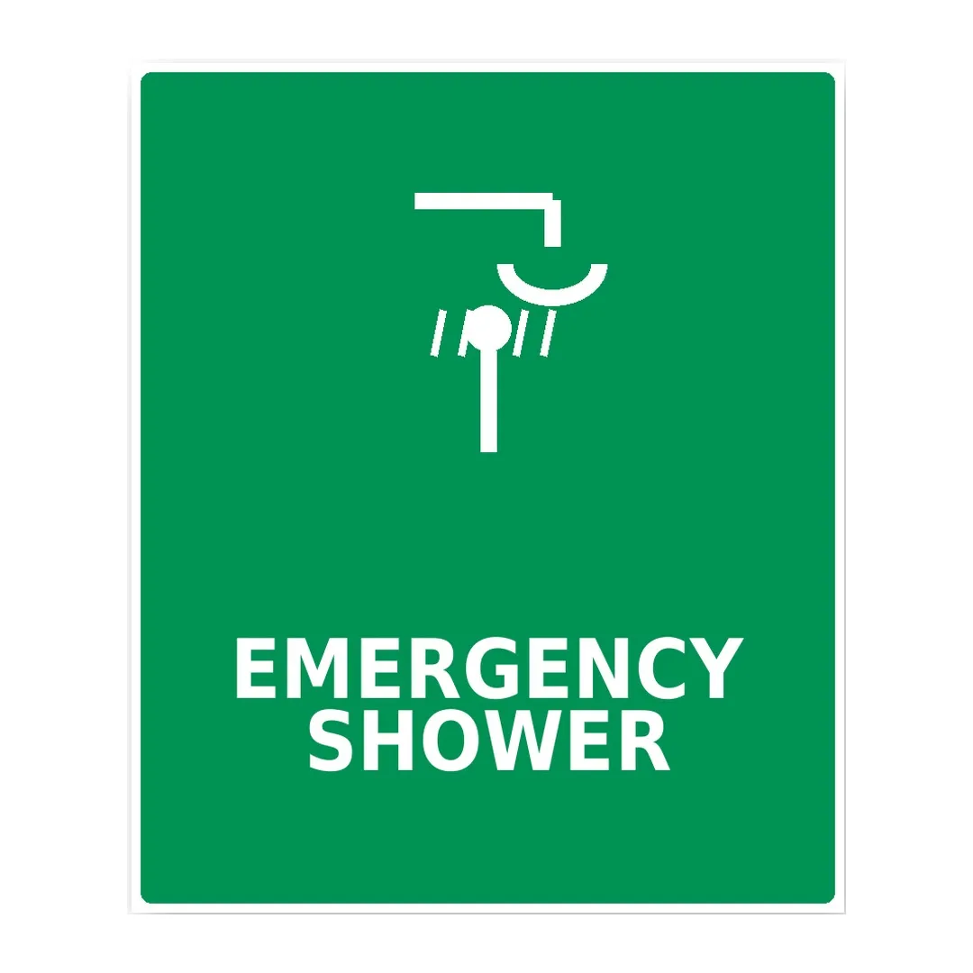 Emergency Shower Sign