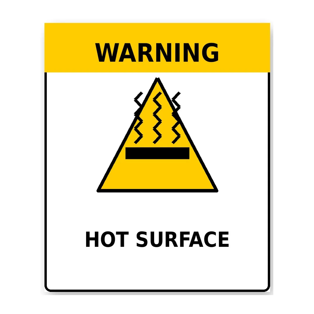 Hot Surface Sign